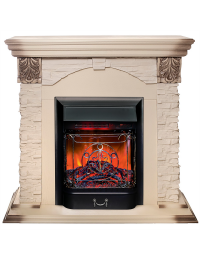 Электрокамин RealFlame Dublin Lux WT с Majestic Lux BL RC