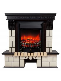 Электрокамин Stone AO с очагом Fobos Lux BL S