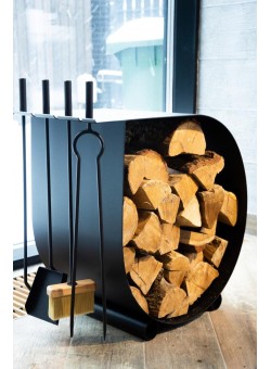 Дровница Alpha с аксессуарами