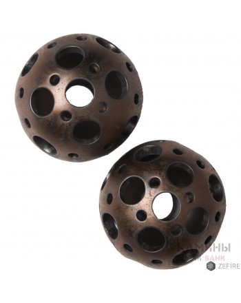 Шары медные с отверстиями двух размеров 2 шт (ZeFire)