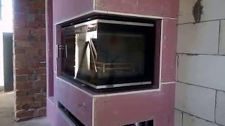 обзор каминной топки KAWMET W16 PB