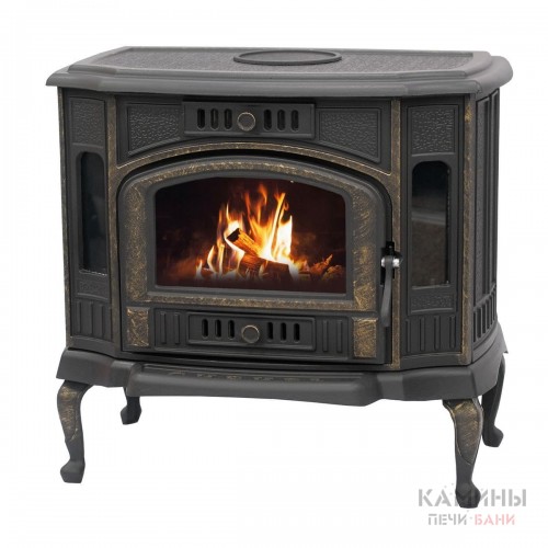 Чугунная печь-камин НМК "Сибирь-10"