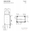 Каминная топка Hoxter HAKA 63/51WI с водяным контуром