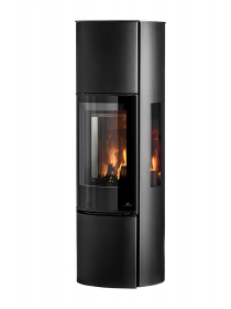 Печь-камин Jydepejsen Cozy Modern High с боковым стеклом
