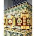Классический камин с открытой топкой из кирпича в коллекции Византия