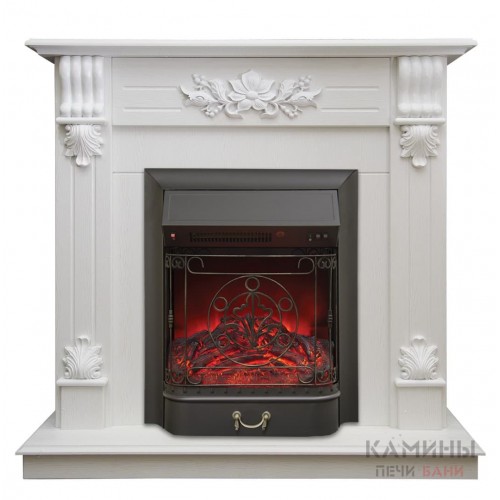 Электрокамин RealFlame Ottawa WT с Majestic Lux S BL Электрокамин RealFlame Ottawa WT с Majestic Lux S BL