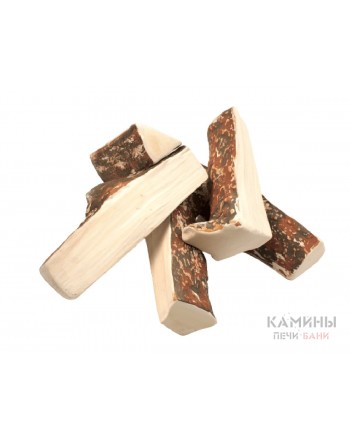 Керамические дрова сосна колотая (ZeFire) - 5 шт