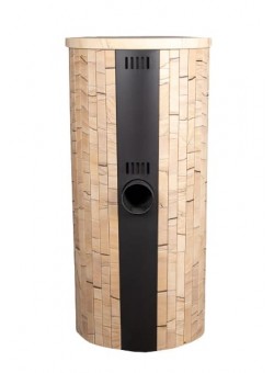 Печь отопительно-варочная Лада Ламель Окаменевшее дерево