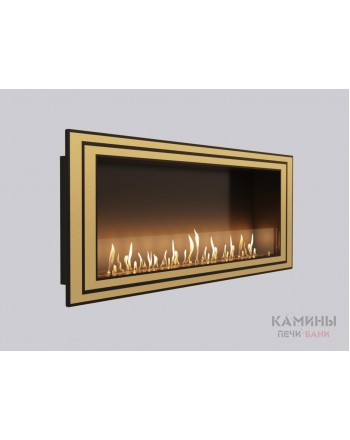 Настенный биокамин Saturn 1200 латунь (SappFire) 