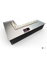 Автоматический биокамин ZeFire М 1000X1400 угловой шлифованный (ZeFire)