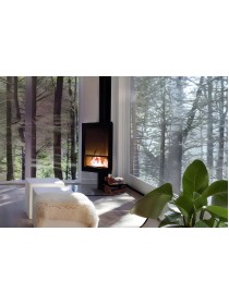 Пристенный камин AVES 33 БОЛОНЬЯ