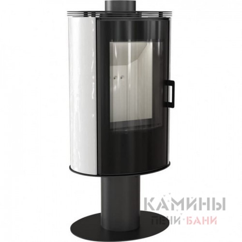Печь-камин Kratki Koza/AB/S/NO/GLASS/Kafel/Bialy