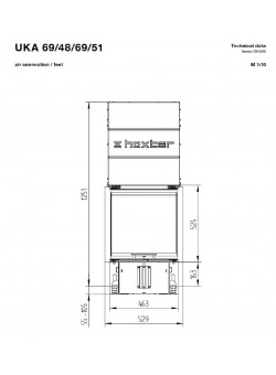 Каминная топка Hoxter UKA 69/48/69/51h