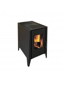 Печь-камин ДЕРЕВЕНЬКА две конфорки