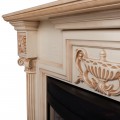 Каминокомплект LONDON/ЛОНДОН Бежевый дуб с бежевой патиной с очагом Электроочаг EPSILON/ЭПСИЛОН 33