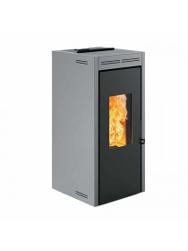 Печь-камин Invicta Teramo 17 Pellet Stove Серая (с водяным контуром)