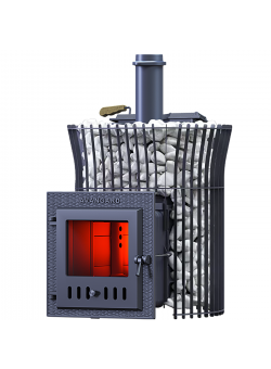 Печь Авангард ЗК 25 (М) Ураган в сетке Тюльпан