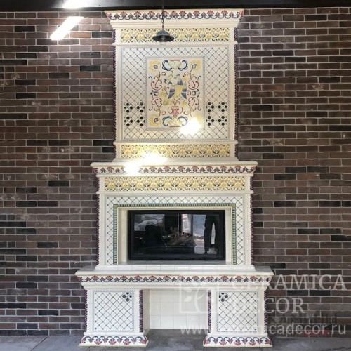 Облицовка топки Invicta Grand Vision 1100 коллекции Птицы 3158