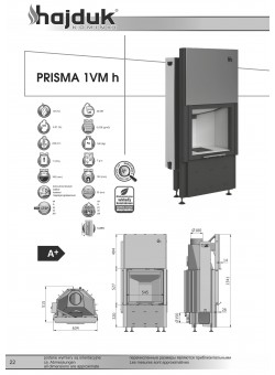 Каминная топка Hajduk Prisma 1VMh