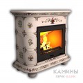 Изразцовый камин Прованс КимрПечь пристенный Роспись Изразцовый камин Прованс КимрПечь пристенный Роспись
