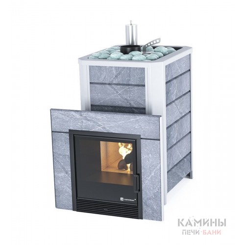 Печь ИзиСтим Ялта 25 В КАМНЕ