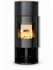 Дровяная печь-камин Ember D15 FG Limestone