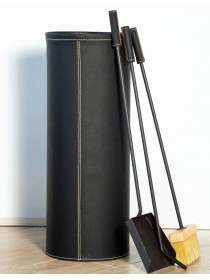 Ведро с аксессуарами в экокоже Bern