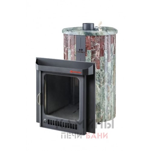 Печь для бани Ферингер Малютка ПФ до 18 м3 Жадеит + Россо Леванте