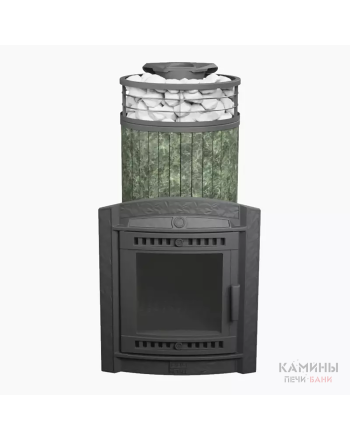 Банная печь «Атмосфера Про XL» NEW в ламелях Змеевик до 26 м³ 