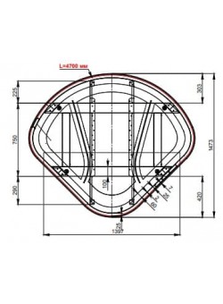 Купель Corner 160