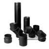 Комплектующие дымоходов из черной стали