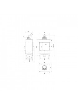 Каминная топка Kratki Lucy/12/T
