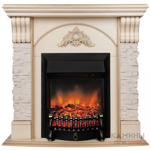 Электрокамин Athena WT с Fobos Lux Black RC Электрокамин Athena WT с Fobos Lux Black RC