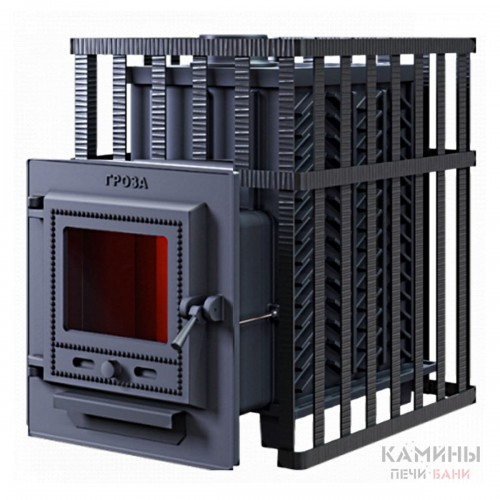 Печь для бани GFS Гефест Гроза 18 (М) в сетке чугун Печь для бани GFS Гефест Гроза 18 (М) в сетке чугун