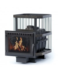 Печь Сибирь-18 с панорамной дверцей