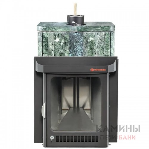 Печь для бани Ферингер Квадра Жадеит наборный серии ПФ до 25 м³