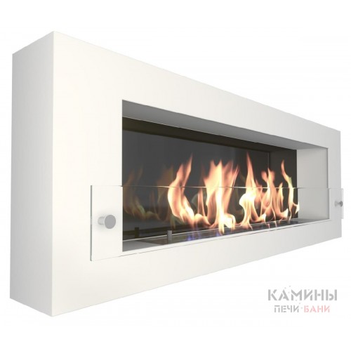 Биокамин Orion 1200 белый со стемалитом и стеклом (ZeFire) Биокамин Orion 1200 белый со стемалитом и стеклом (ZeFire)