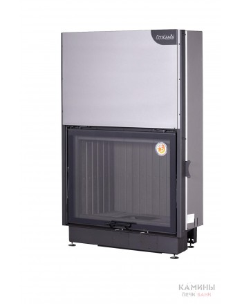 Каминная топка ВЕГА 1000 MB принтинг черный шамот