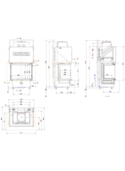 Газовый камин Panorama BKH 45-35-60-35
