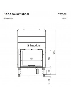 Каминная топка Hoxter HAKA 60/50ST
