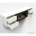 Тумба с биокамином Firelight BFP/P-1700 lux белая