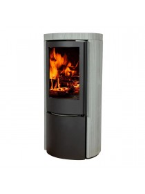 Печь-камин Jydepejsen Cozy Classic Grey Wood Sandstone