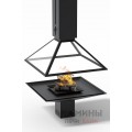 Камин Openfire центральный с подъемным колпаком  Камин Openfire центральный с подъемным колпаком