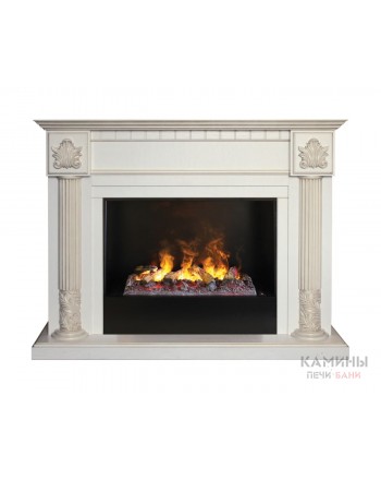 Электрокамин RealFlame Imperia 26 WT 3D Cassette 630 + Black вставка