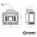 Каминная топка KAWMET W4 с правым боковым стеклом 14.5 kW Каминная топка KAWMET W4 с правым боковым стеклом 14.5 kW