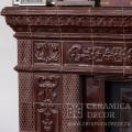 Комплект каминной облицовки Честер. Цвет: Шоколад