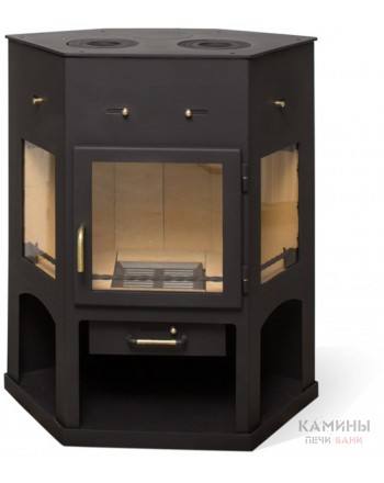 Печь-камин Мета-Бел Енисей с плитой
