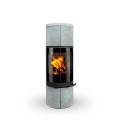 Печь-камин стальная Soria 02 камень