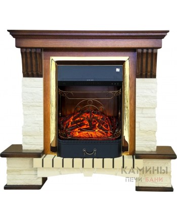 Каминокомплект STONE MONTEBELLO с FOBOS/MAJESTIC
