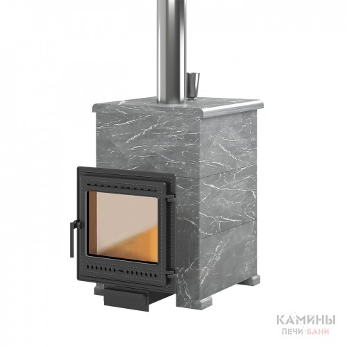  Печь комплект Везувий Легенда Русский пар 18 (505) NEXT с облицовкой из Талькохлорита